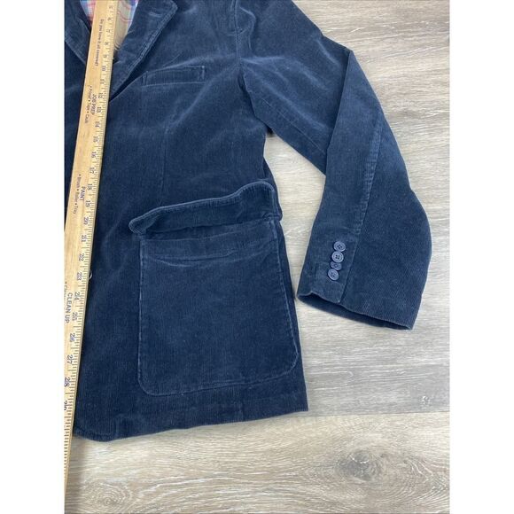 Castaway Nantucket Spinnaker Corduroy Navy Blazer Sport Coat Large - Picture 10 of 12